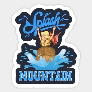 Splash on the mountain Sticker